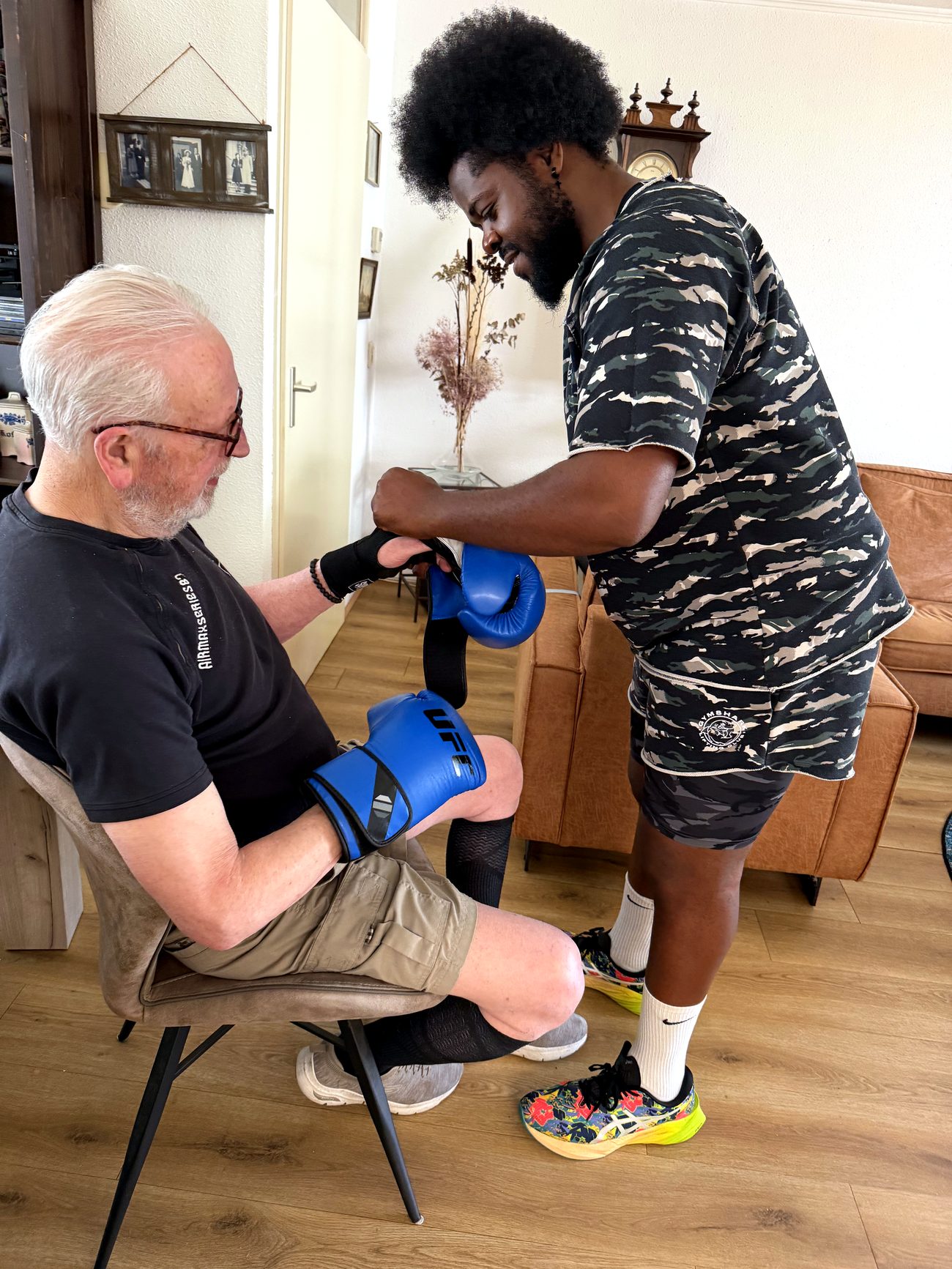 Parkinsonboksen training aan huis, aangepast op jouw situatie